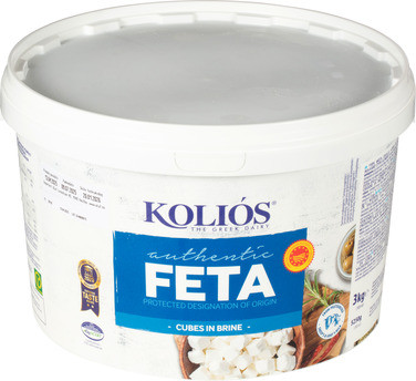 Gresk Feta Terning 3kg Kolios