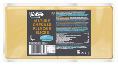 Mature Cheddar Slices 500g Violife Violife Professional