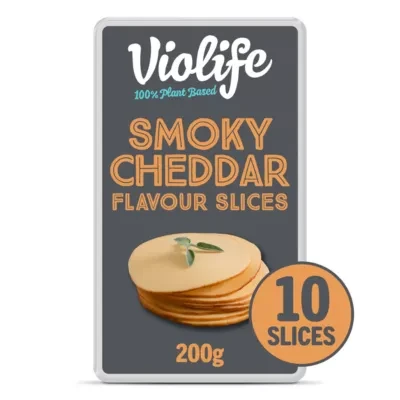 Violife 8 Smoky Cheddar Flavour Round Slices 200g