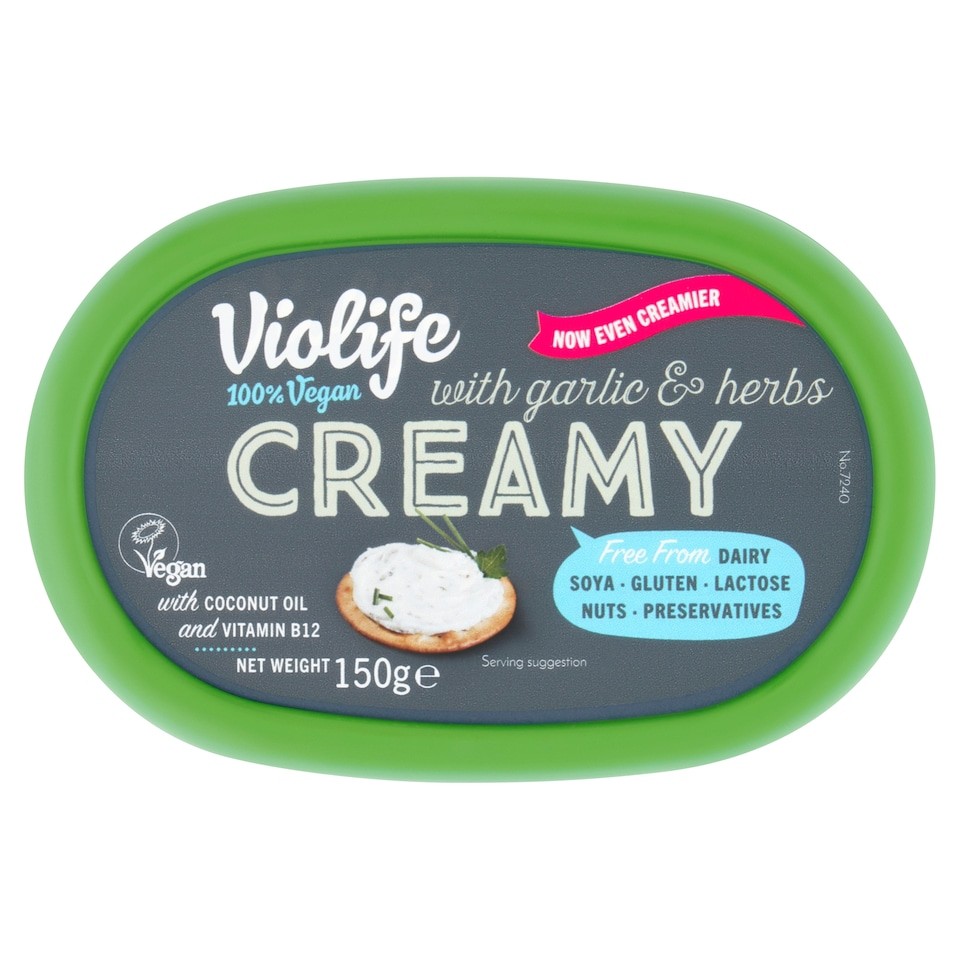 Violife Creamy Garlic & Herbs 150g