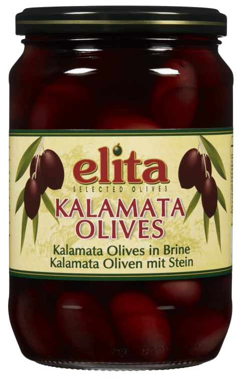 Oliven Kalamata m/Sten 700g Elita