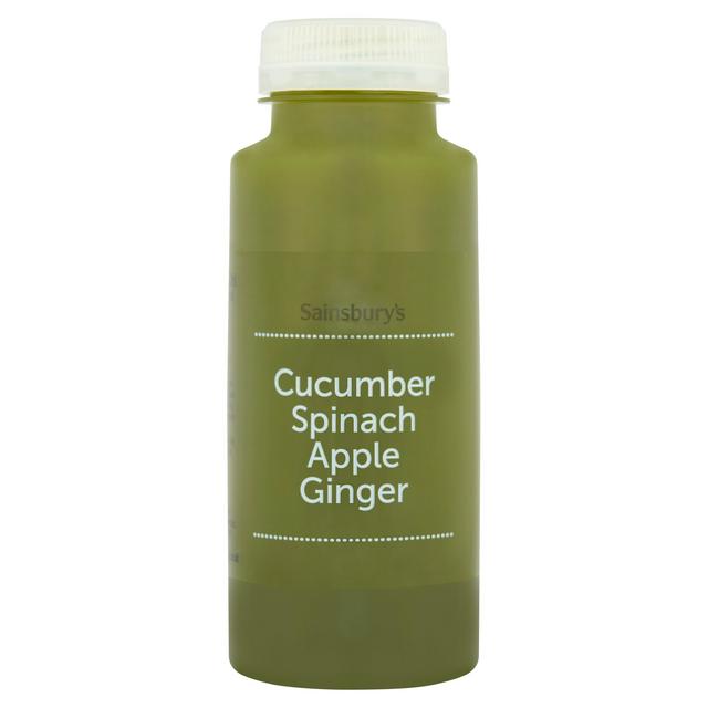 Sainsbury's Cucumber, Spinach, Apple & Ginger 250ml