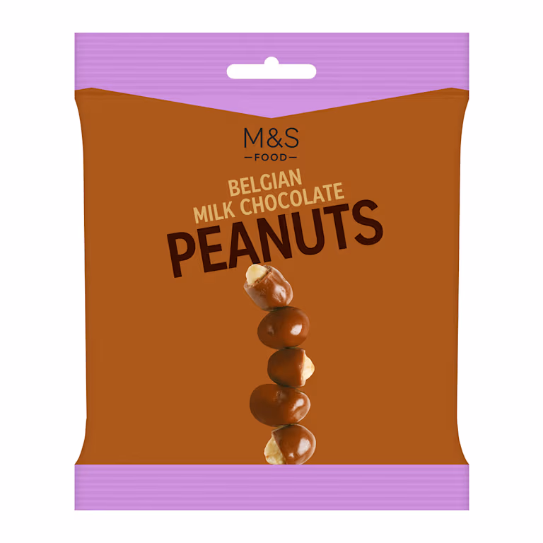 M&S Belgian Milk Chocolate Peanuts