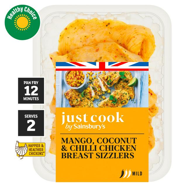 Sainsbury's Mango, Coconut & Chilli British Chicken Breast Fillets 315g