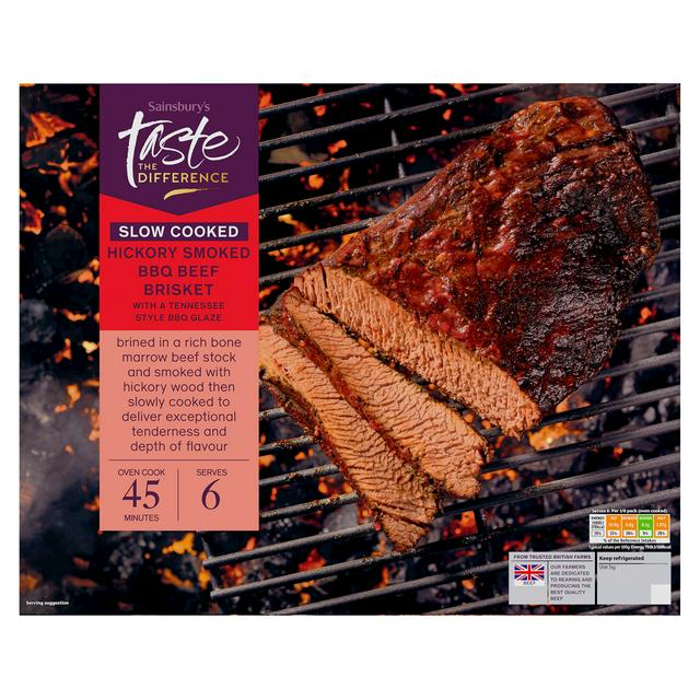 Sainsbury's Slow Cooked Hickory Smoked BBQ Beef Brisket, Taste the Difference 1.88kg