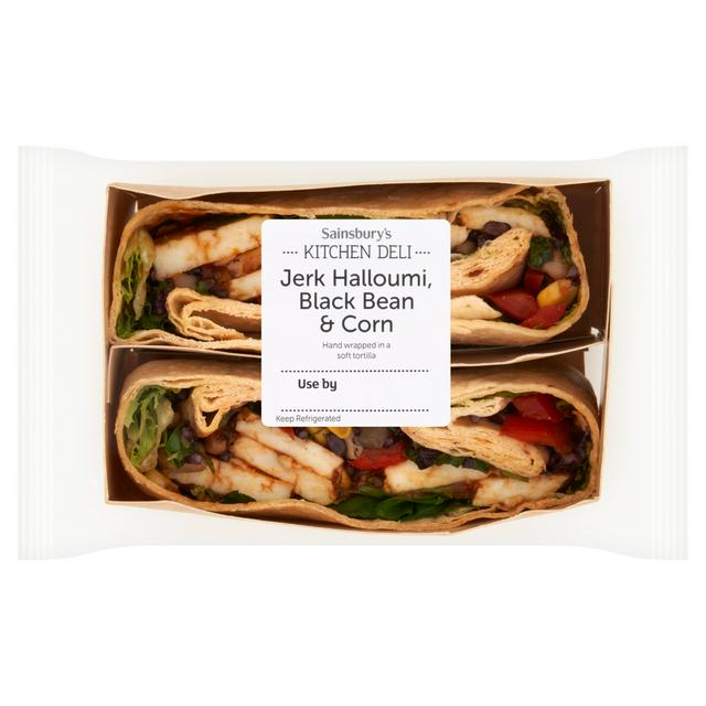 Sainsbury's Kitchen Deli Jerk Halloumi, Black Bean & Corn
