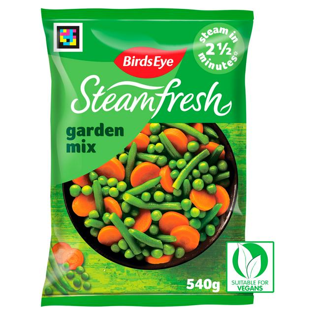 Birds Eye Steamfresh Garden Mix Steam Bags x4 540g