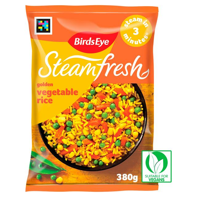 Birds Eye Steamfresh Golden Rice Steam Bags x2 380g