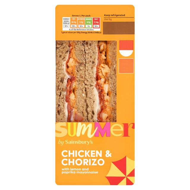 Sainsbury's Spanish Style Chicken Sandwich
