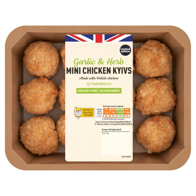 Sainsbury's Garlic & Herb Mini Chicken Kyivs 390g