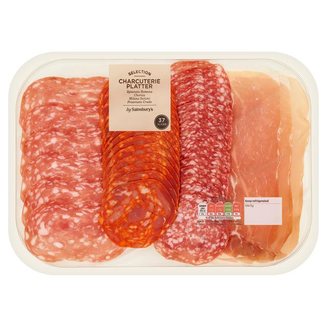 Sainsbury's Selection Charcuterie Platter Selection Slices x37 200g