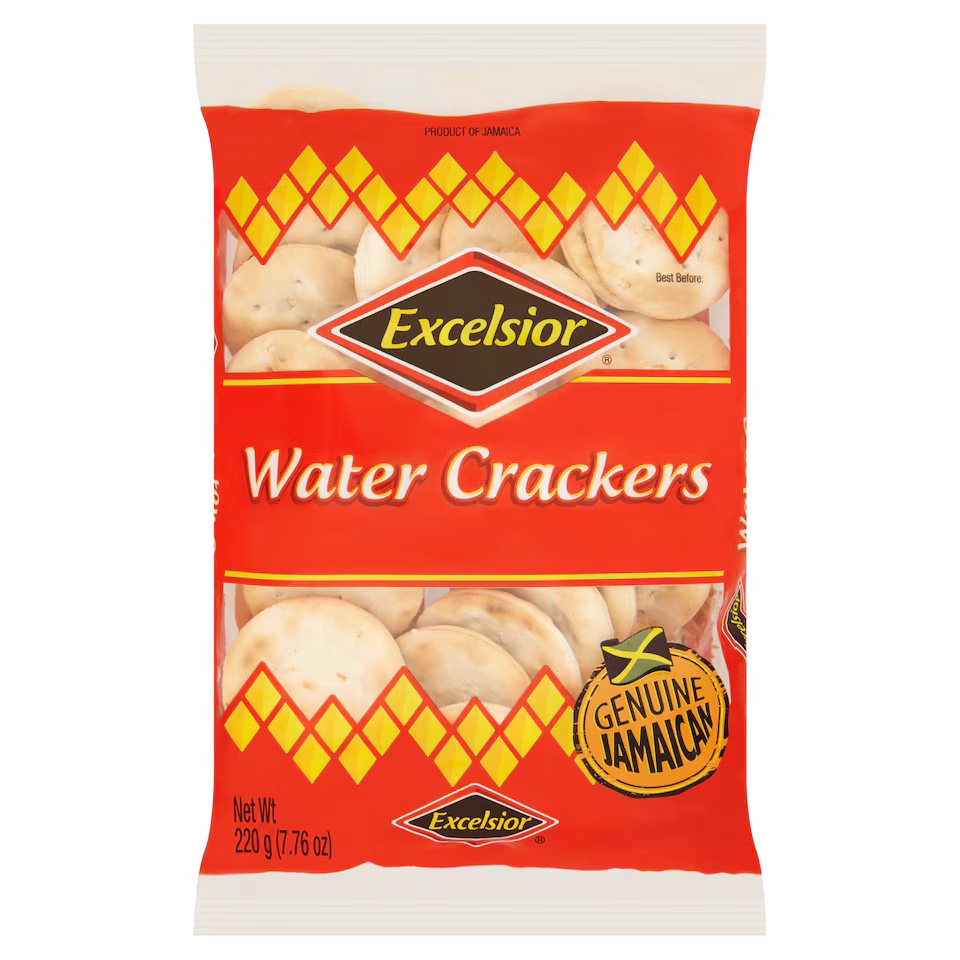 Excelsior Jamaican Water Crackers 220G