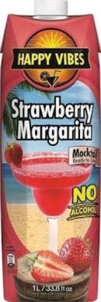 Happy Vibes Strawberry Margarita 1l