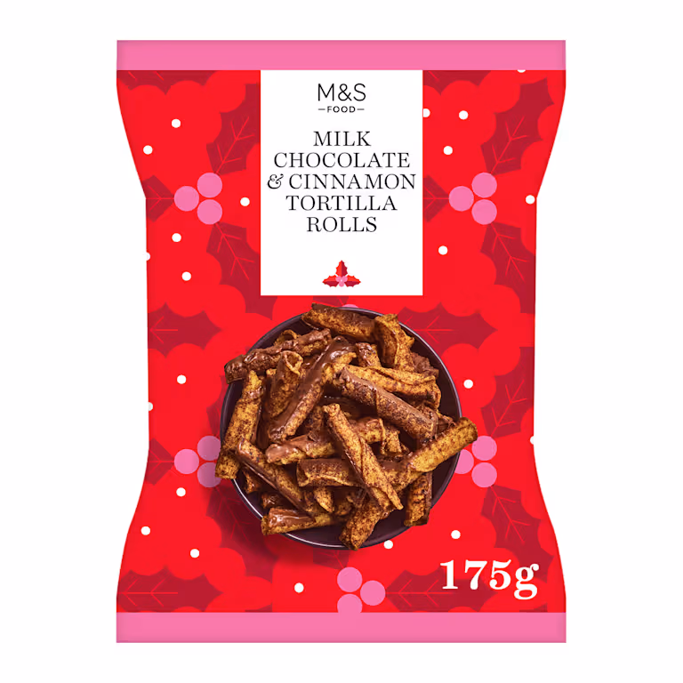 M&S Milk Chocolate & Cinnamon Tortilla Rolls
