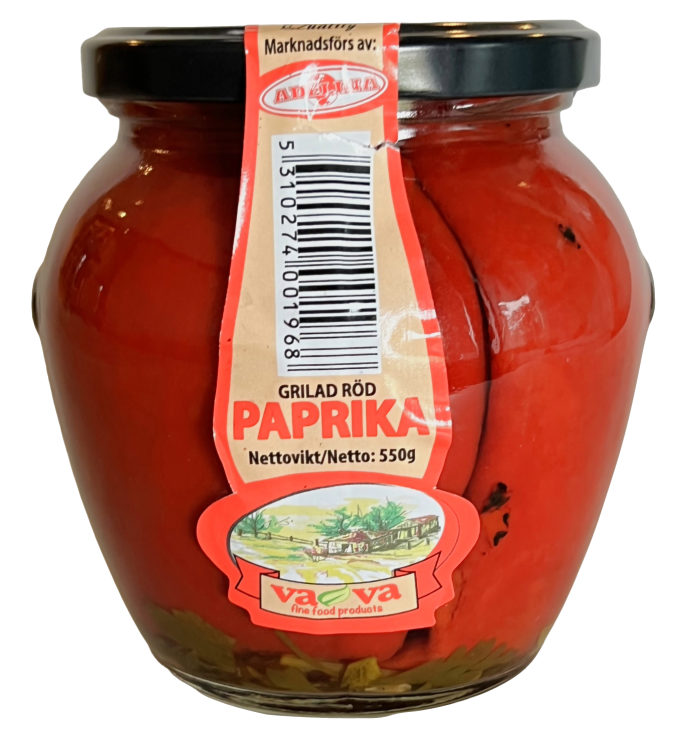 Paprika Grillet 550g Adelina