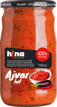 Ajvar Paprika/auberginepurê Sterk 700g