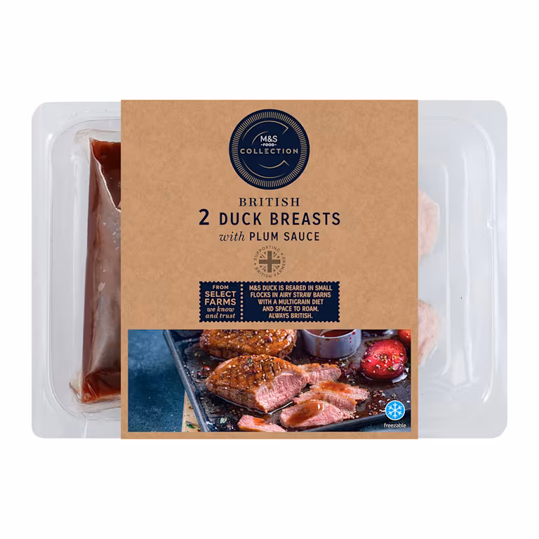 M&S British 2 Duck Breasts with Plum Sauce