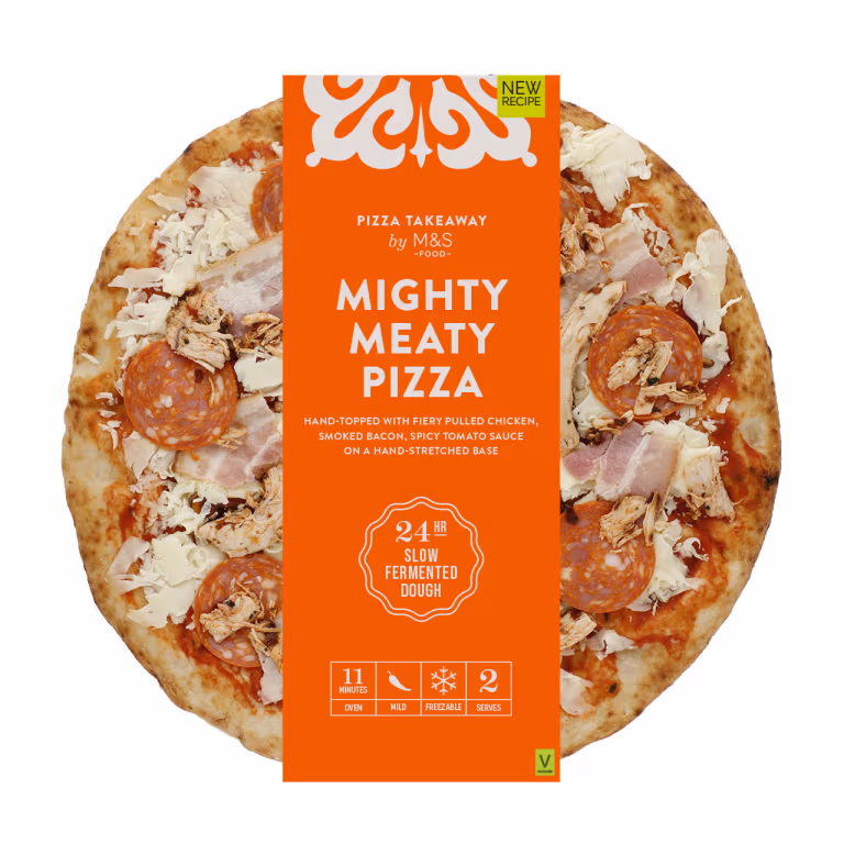 M&S Mighty Meaty Pizza