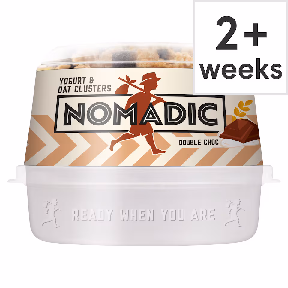 Nomadic Yogurt & Oat Clusters - Double Choc 169g