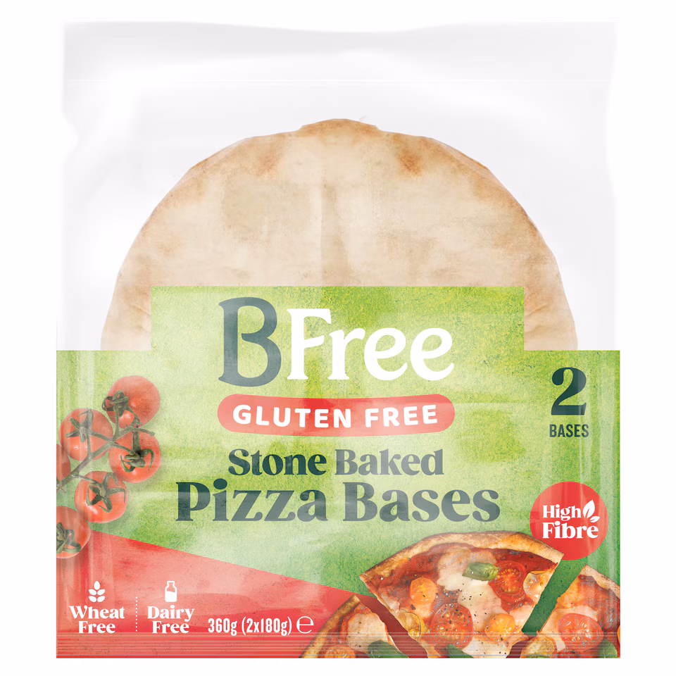 BFree Stone Baked Pizza Bases 360g