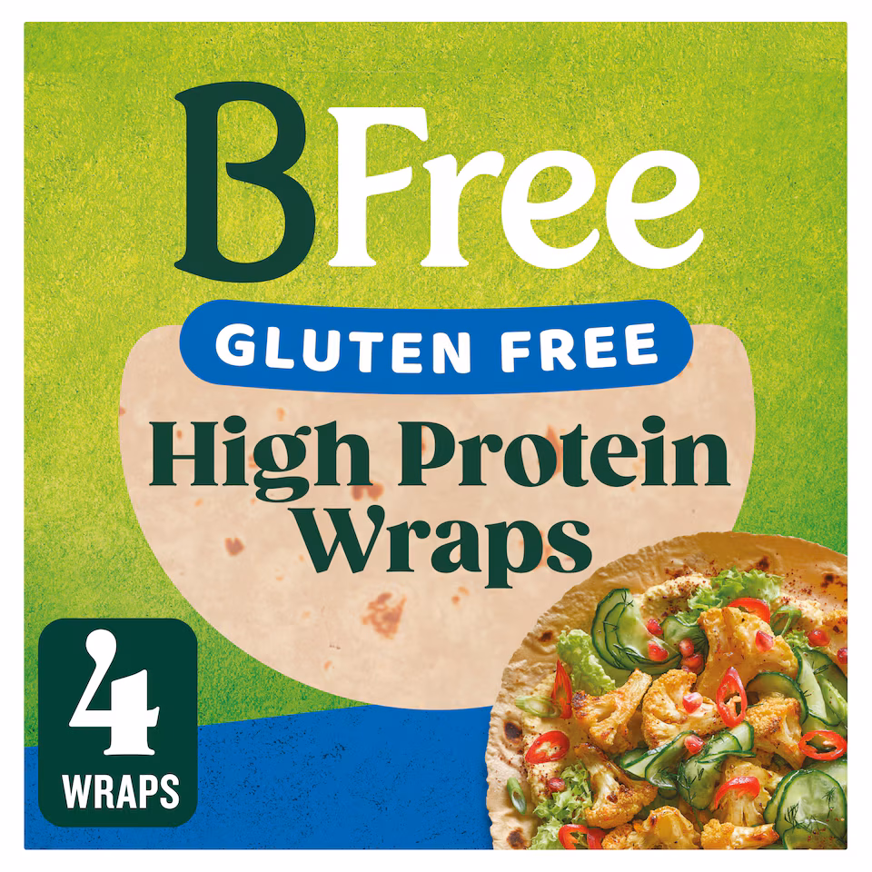 BFree Gluten Free High Protein Wraps 4 x 42g (168g)