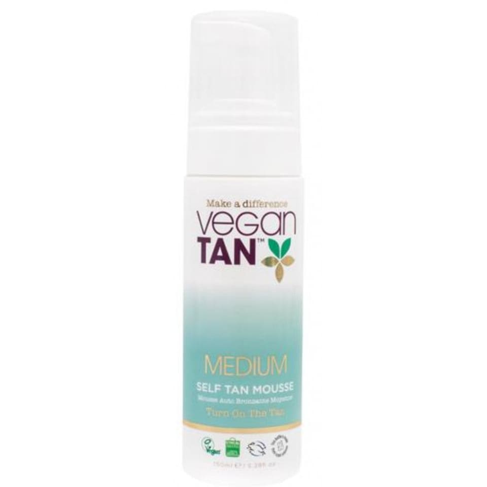 Vegan Tan Medium Self Tan Mousse 150ml