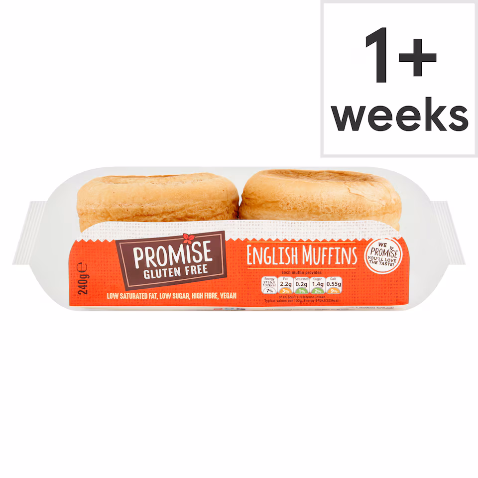 Promise Gluten Free English Muffins 240g