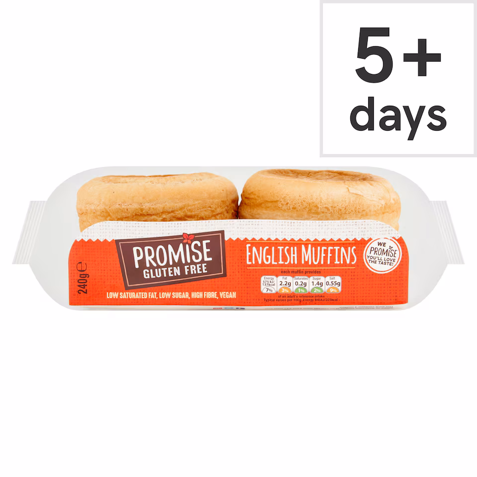 Promise Gluten Free English Muffins 240g