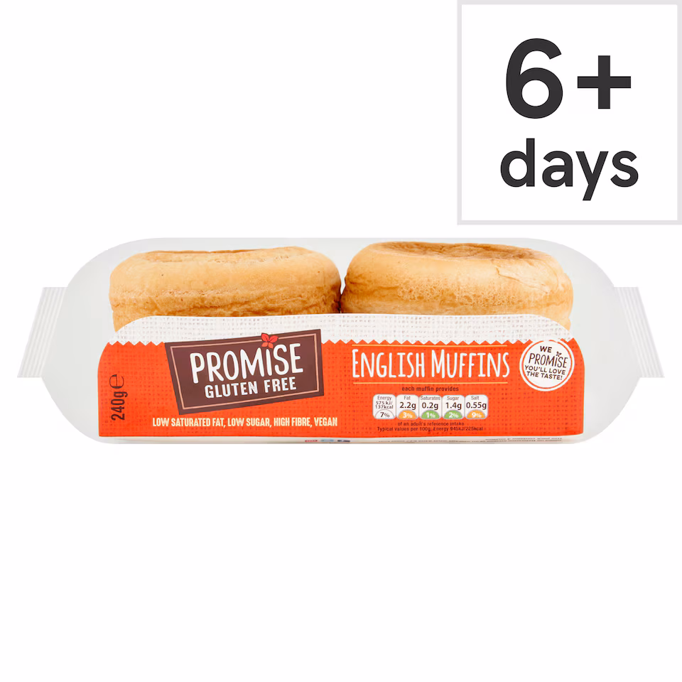 Promise Gluten Free English Muffins 240g