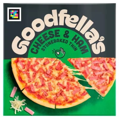 Goodfella's Stonebaked Thin Cheese & Ham Pizza 351g
