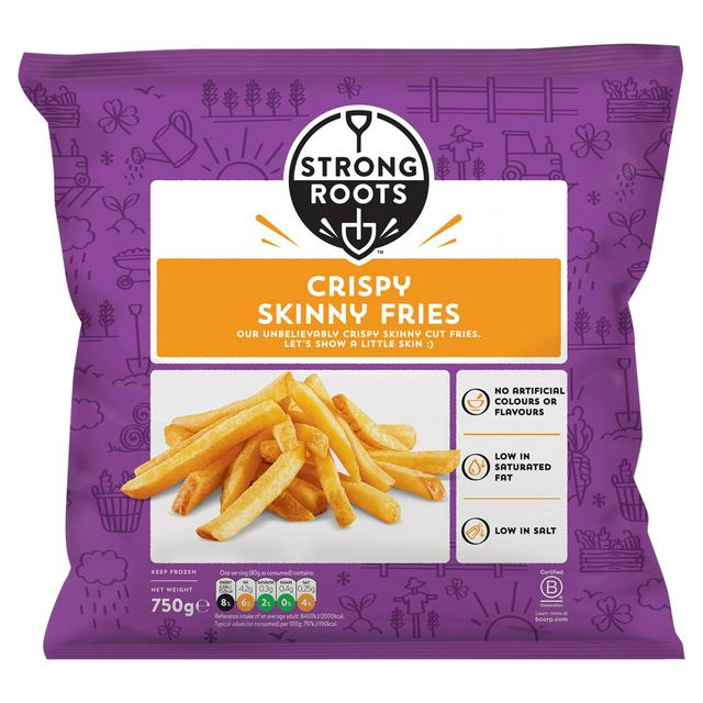 Strong Roots Crispy Skinny Fries 750g