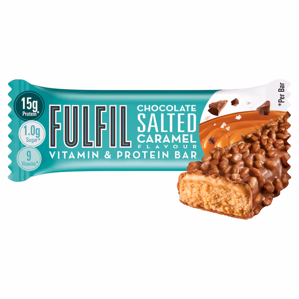 Fulfil Chocolate Salted Caramel Vitamin & Protein Bar 40G