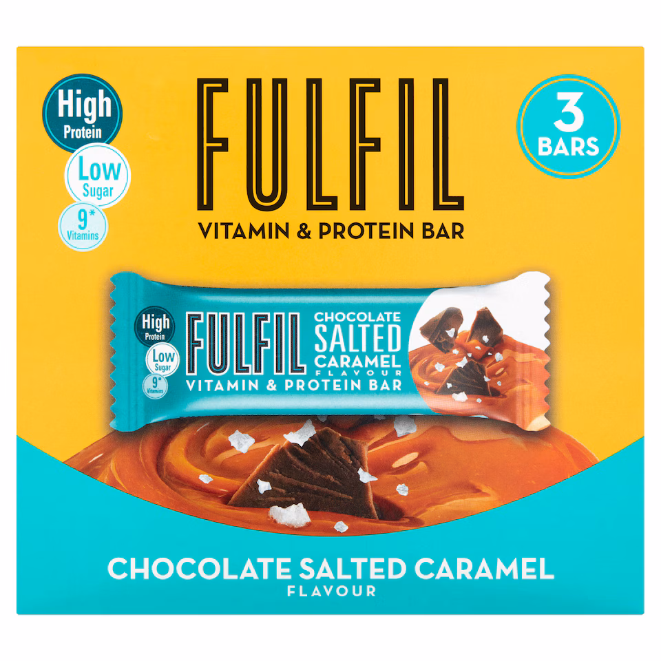 Fulfil Chocolate Salted Caramel 3X40g