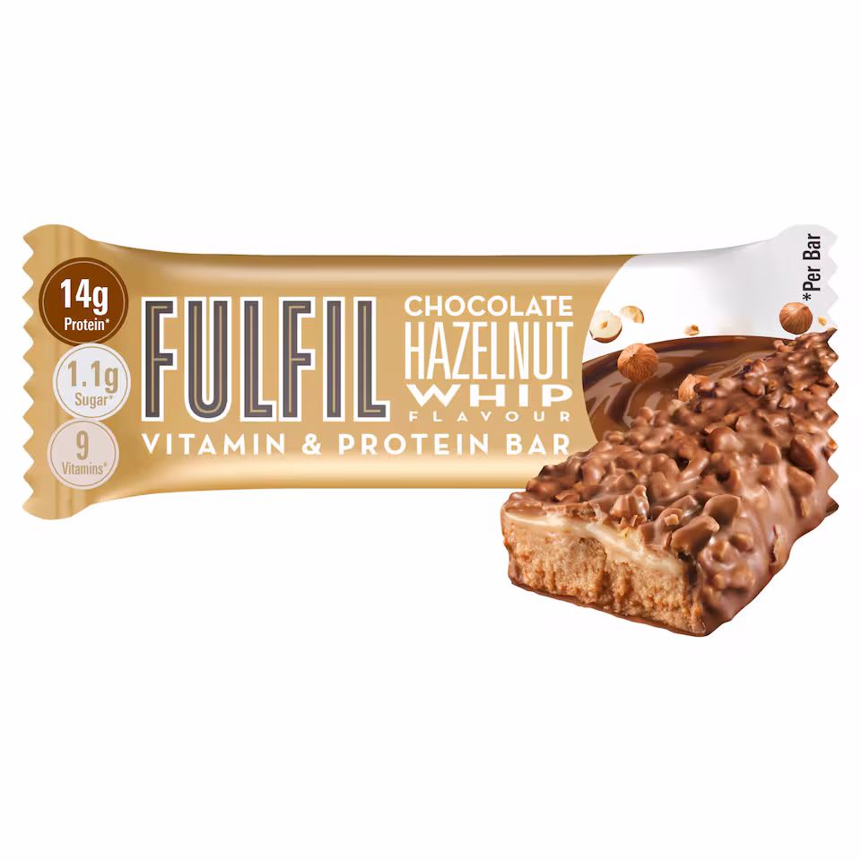 Fulfil Vitamin & Protein Bar - Chocolate Hazelnut Whip Flavour 40g
