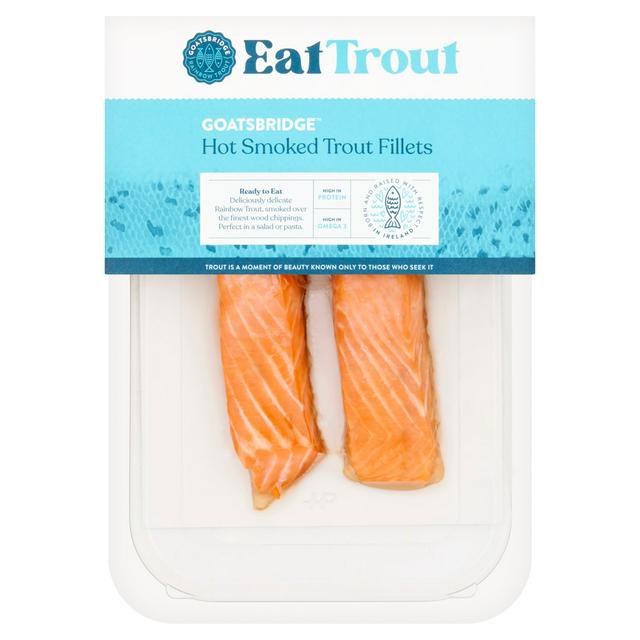 Goatsbridge Eat Trout Hot Smoked Trout Fillets x2 170g (Ready to Eat)