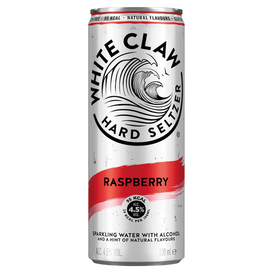White Claw Hard Seltzer Raspberry 330ml