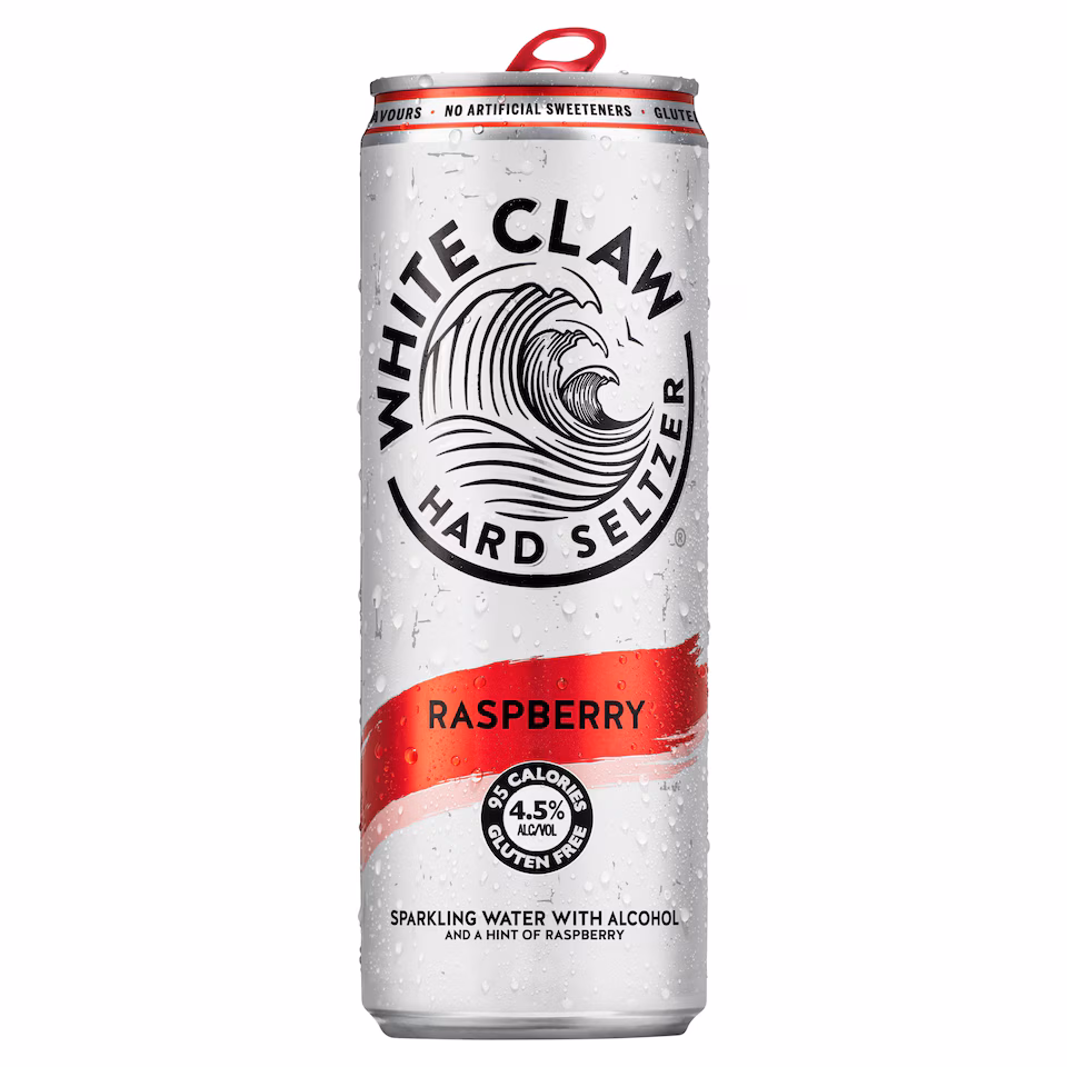 White Claw Hard Seltzer Raspberry 330ml