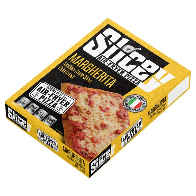 Slicey 128g Margherita Sicilian Style Slice Thin Crust Air Fryer Pizza
