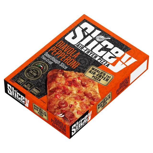 Slicey 140g Diavola Spicy Sicilian Style Slice Thin Crust Air fryer Pizza