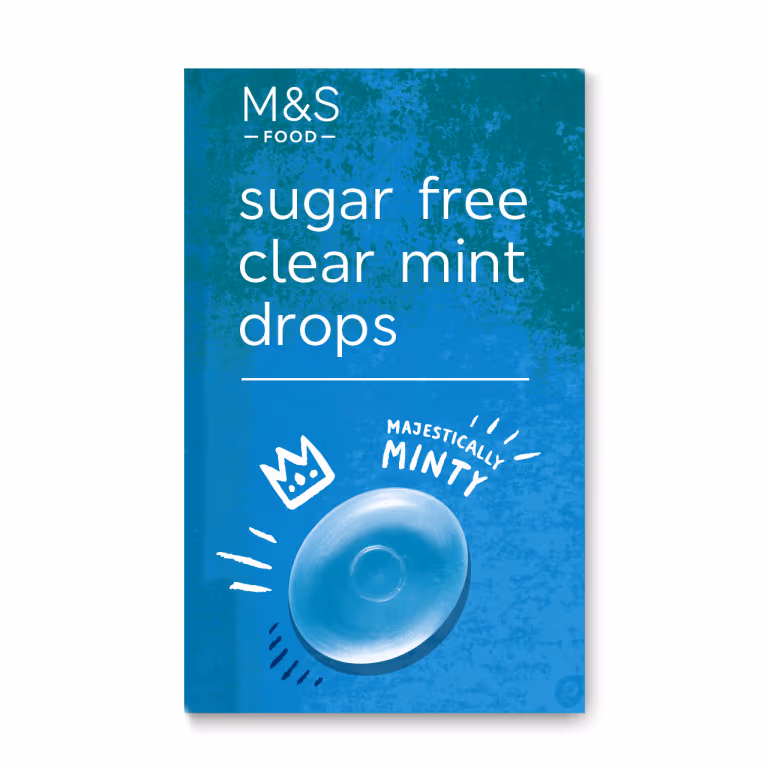 M&S Sugar-Free Clear Mint Drops