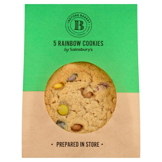 Sainsbury's Rainbow Cookies x5