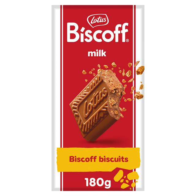 Lotus Biscoff Milk Chocolate with Biscoff Crumbs 180g