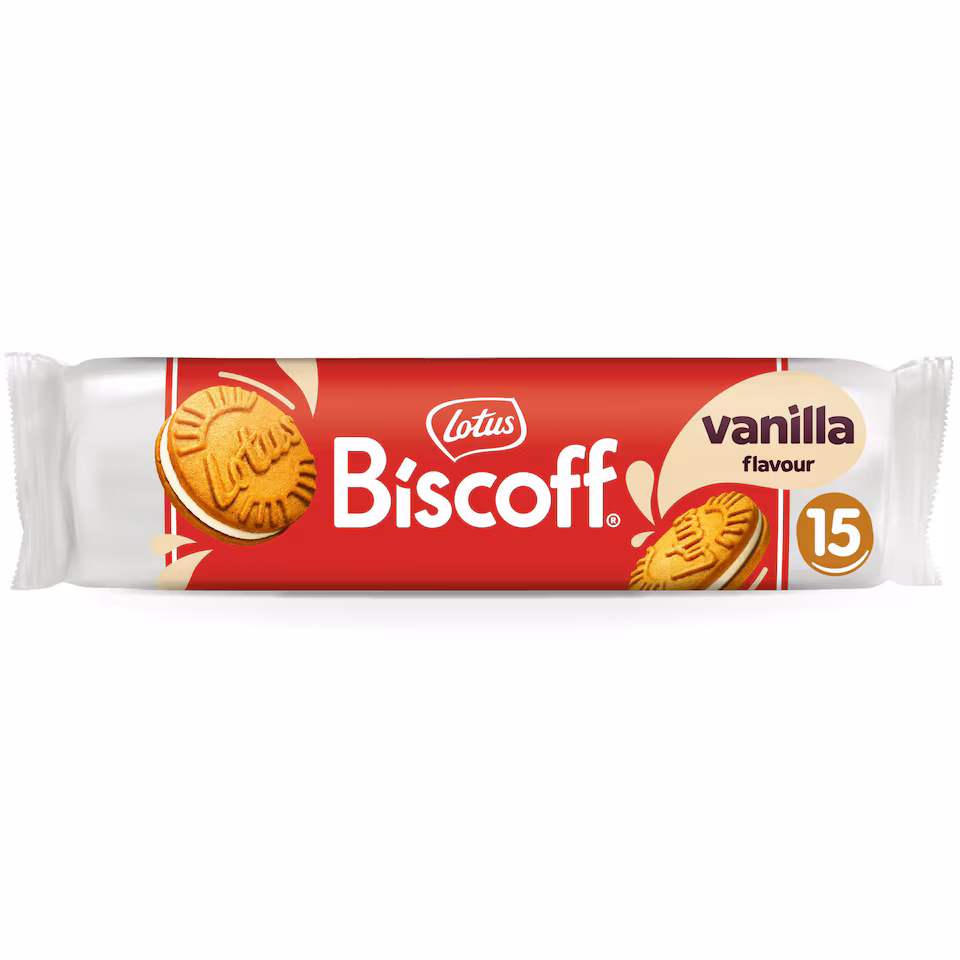 Lotus Biscoff Sandwich Biscuits - Vanilla Flavour 150g