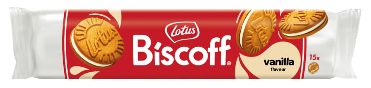 Biscoff Kjeks Sandwich Vanilje 150g Lotus