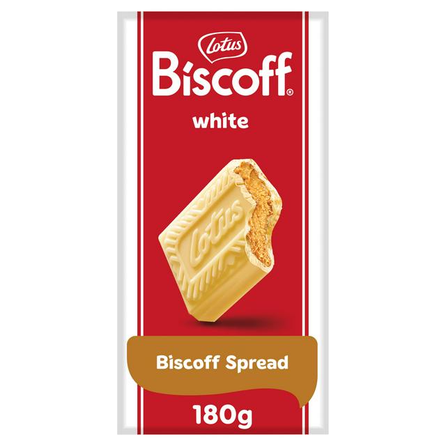 Lotus Biscoff White Chocolate with Biscoff Cream 180g