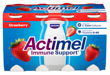 Actimel Drikkeyoghurt Jordbær 8x100g