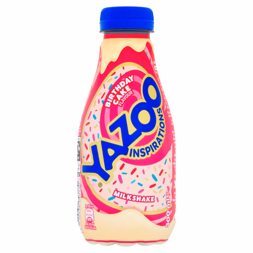 Yazoo Inspirations Birthday Cake Milkshake 300ml
