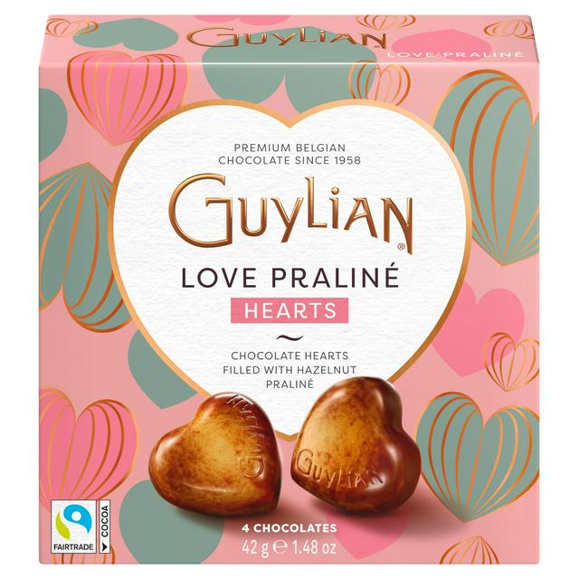 Guylian 4 Love Praline Chocolates 42g