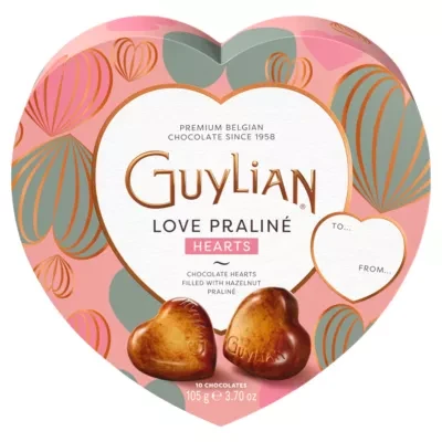 Guylian 10 Love Praliné Hearts Chocolate 105g