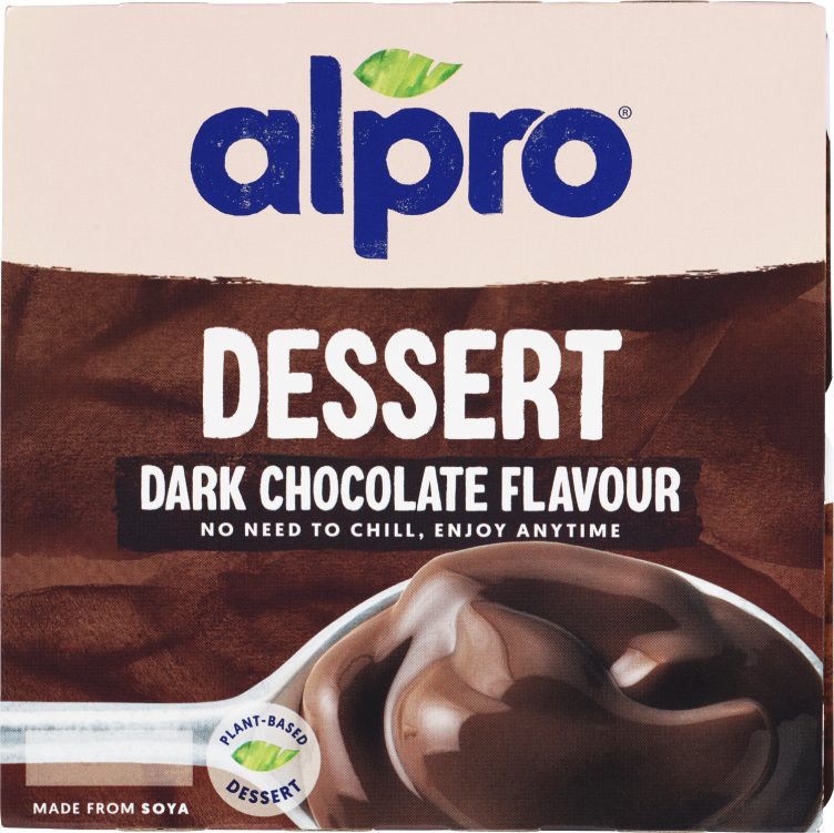 Soyadessert Mørk Sjoko u/Melk 4x125g Alpro